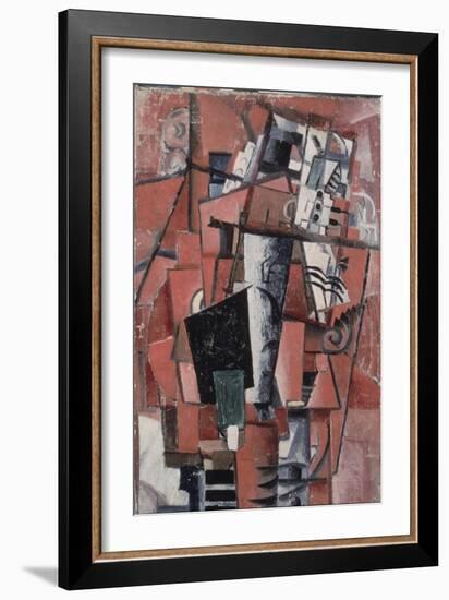 Lady by the Piano-Kasimir Malevich-Framed Giclee Print