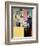 Lady by the Poster, c.1914-Kasimir Malevich-Framed Giclee Print