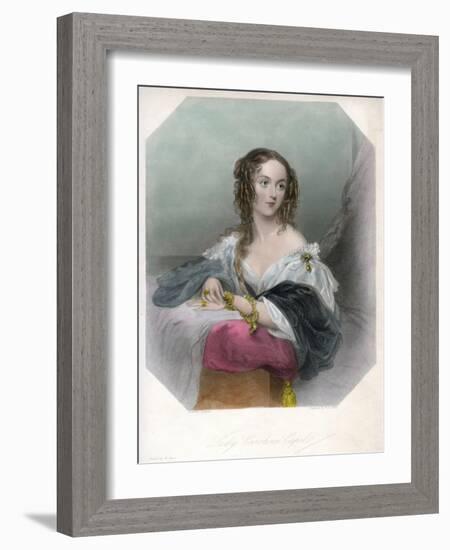 Lady Caroline Capel, C1800-1820-John Hayter-Framed Giclee Print