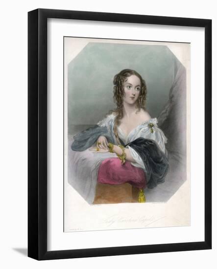 Lady Caroline Capel, C1800-1820-John Hayter-Framed Giclee Print