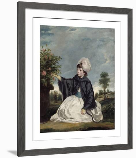 Lady Caroline Howard-Sir Joshua Reynolds-Framed Premium Giclee Print