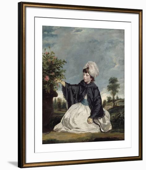 Lady Caroline Howard-Sir Joshua Reynolds-Framed Premium Giclee Print