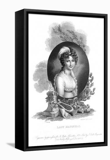 Lady Catherine Manners-Richard Cosway-Framed Stretched Canvas