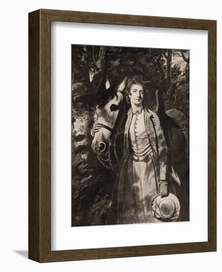 Lady Charles Spencer, Mid-18th Century-William Dickinson-Framed Giclee Print