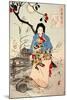 Lady Chiyo, One Hundred Aspects of the Moon-Yoshitoshi Tsukioka-Mounted Premium Giclee Print