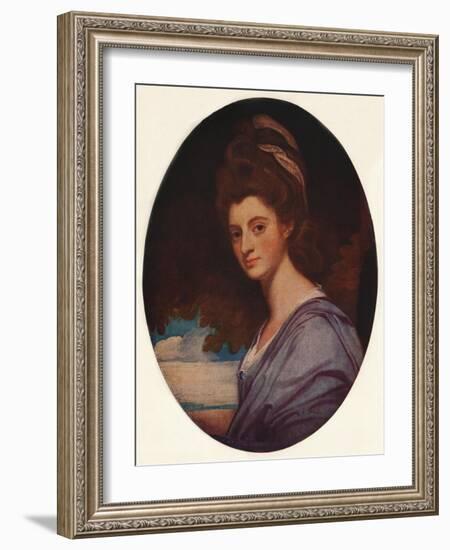 'Lady Craven', 1778, (c1915)-George Romney-Framed Giclee Print