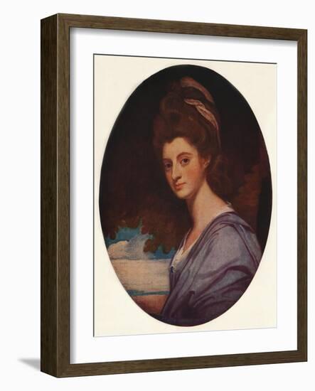 'Lady Craven', 1778, (c1915)-George Romney-Framed Giclee Print