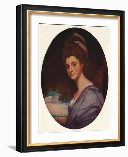 'Lady Craven', 1778, (c1915)-George Romney-Framed Giclee Print