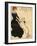 Lady Dance with Dog-null-Framed Photographic Print