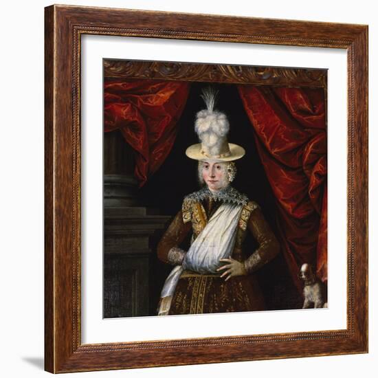 Lady Dona' Dalle Rose, Ca 1625, Painting by Unknown Italian Artist, Italy, 17th Century-null-Framed Giclee Print