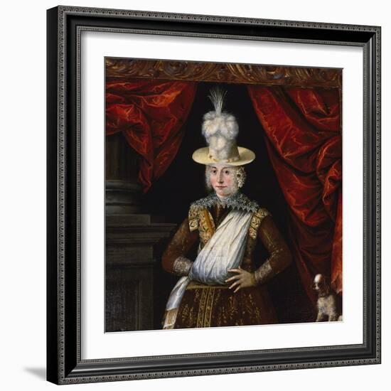 Lady Dona' Dalle Rose, Ca 1625, Painting by Unknown Italian Artist, Italy, 17th Century-null-Framed Giclee Print