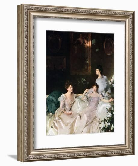 Lady Elcho, Mrs Tennant and Mrs Adeane, 1926-John Singer Sargent-Framed Giclee Print