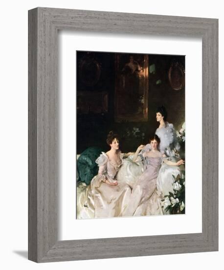 Lady Elcho, Mrs Tennant and Mrs Adeane, 1926-John Singer Sargent-Framed Giclee Print