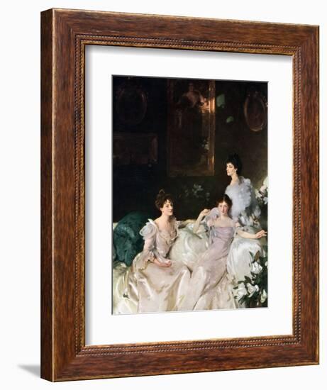 Lady Elcho, Mrs Tennant and Mrs Adeane, 1926-John Singer Sargent-Framed Giclee Print