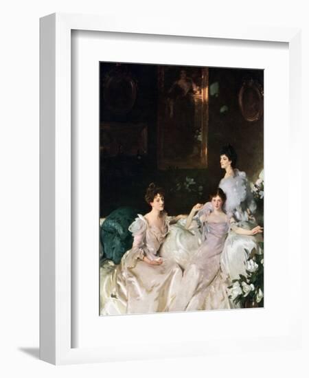 Lady Elcho, Mrs Tennant and Mrs Adeane, 1926-John Singer Sargent-Framed Giclee Print