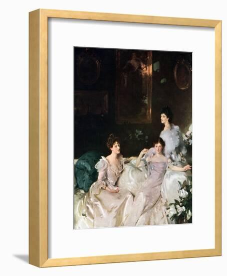 Lady Elcho, Mrs Tennant and Mrs Adeane, 1926-John Singer Sargent-Framed Giclee Print