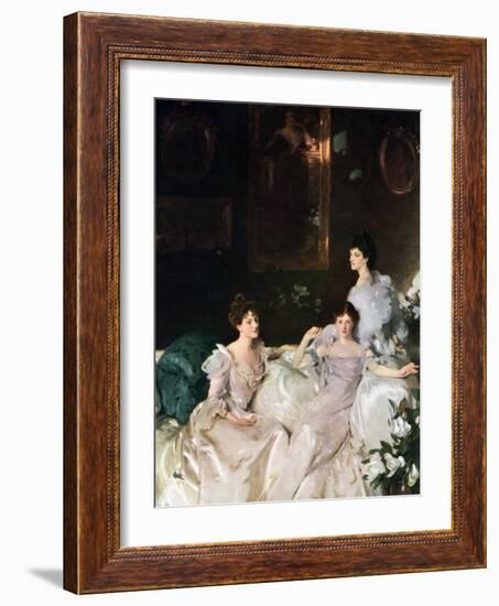 Lady Elcho, Mrs Tennant and Mrs Adeane, 1926-John Singer Sargent-Framed Giclee Print