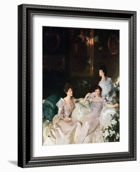 Lady Elcho, Mrs Tennant and Mrs Adeane, 1926-John Singer Sargent-Framed Giclee Print