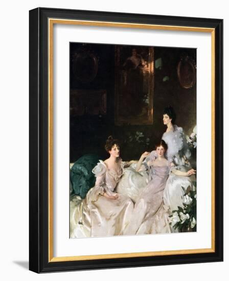 Lady Elcho, Mrs Tennant and Mrs Adeane, 1926-John Singer Sargent-Framed Giclee Print