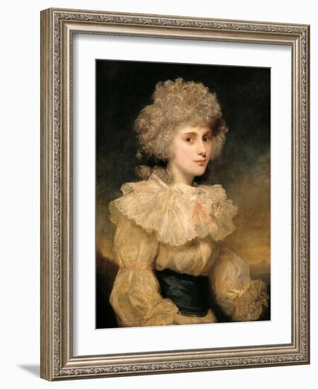 Lady Elizabeth Foster-Sir Joshua Reynolds-Framed Premium Giclee Print