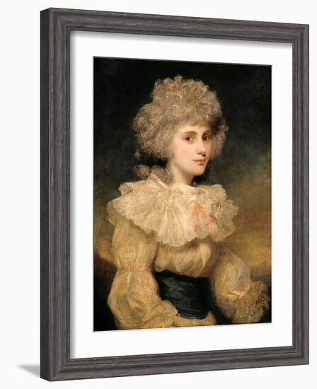 Lady Elizabeth Foster-Sir Joshua Reynolds-Framed Premium Giclee Print