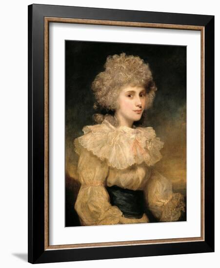 Lady Elizabeth Foster-Sir Joshua Reynolds-Framed Premium Giclee Print