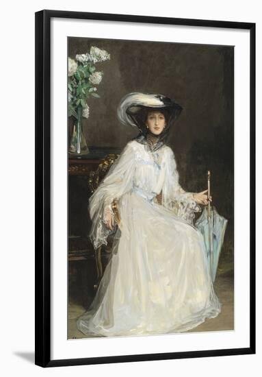 Lady Evelyn Farquhar-Sir John Lavery-Framed Premium Giclee Print