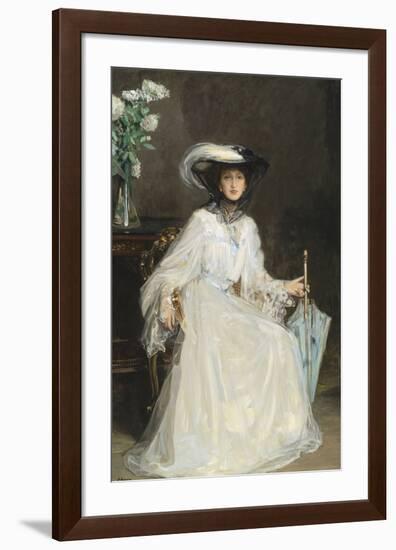 Lady Evelyn Farquhar-Sir John Lavery-Framed Premium Giclee Print