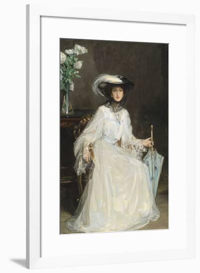 Lady Evelyn Farquhar-Sir John Lavery-Framed Premium Giclee Print