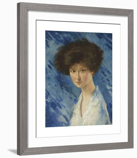 Lady Evelyn Herbert-Sir William Orpen-Framed Premium Giclee Print