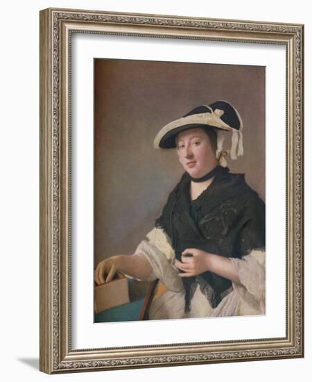 'Lady Fawkener', c1760-Jean-Etienne Liotard-Framed Giclee Print