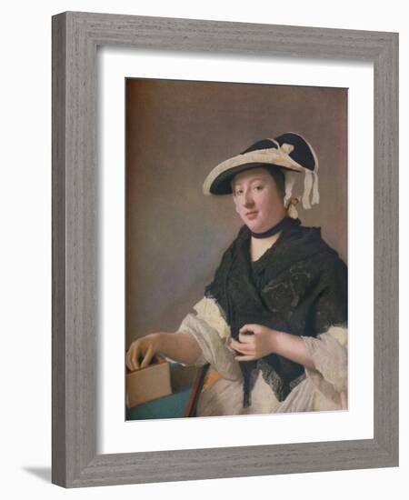 'Lady Fawkener', c1760-Jean-Etienne Liotard-Framed Giclee Print