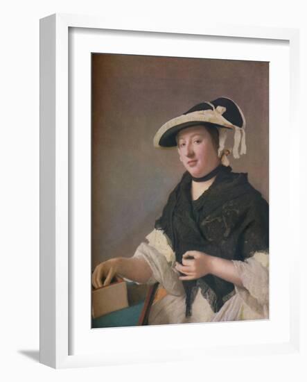 'Lady Fawkener', c1760-Jean-Etienne Liotard-Framed Giclee Print