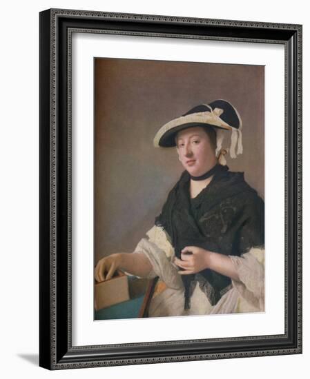 'Lady Fawkener', c1760-Jean-Etienne Liotard-Framed Giclee Print