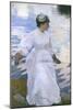 Lady Fishing - Mrs Ormond-John Singer Sargent-Mounted Giclee Print