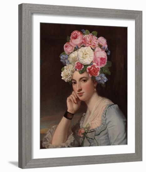 Lady Flora-Eccentric Accents-Framed Giclee Print