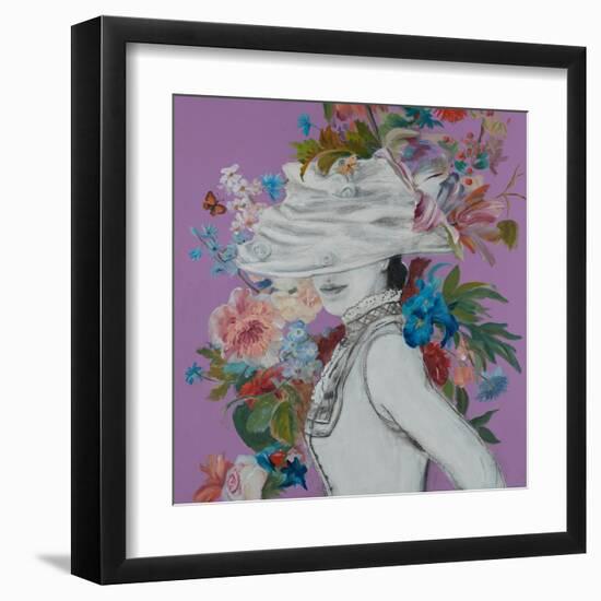 Lady Florals IV-Sandra Iafrate-Framed Art Print
