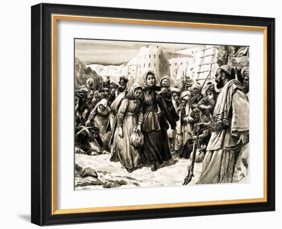 Lady Florentia Sale: the Petticoat Grenadier-C.l. Doughty-Framed Giclee Print