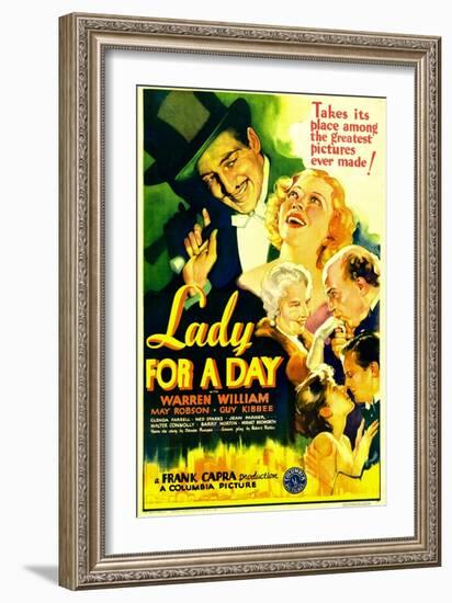 Lady for a Day, Warren William, May Robson, Guy Kibbee, 1933--Framed Art Print