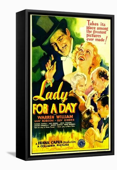 Lady for a Day, Warren William, May Robson, Guy Kibbee, 1933-null-Framed Stretched Canvas