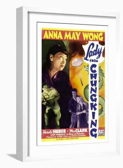 Lady from Chungking, Anna May Wong, 1942-null-Framed Premium Giclee Print
