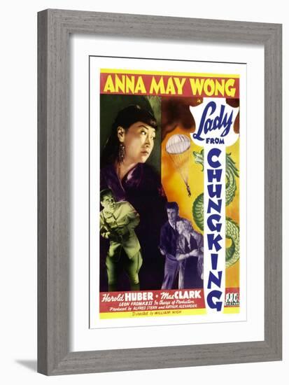 Lady from Chungking, Anna May Wong, 1942-null-Framed Art Print