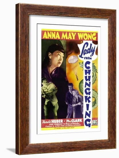 Lady from Chungking, Anna May Wong, 1942-null-Framed Art Print