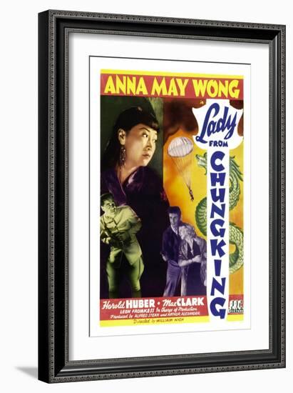 Lady from Chungking, Anna May Wong, 1942-null-Framed Art Print