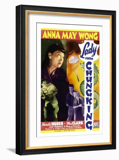 Lady from Chungking, Anna May Wong, 1942-null-Framed Art Print