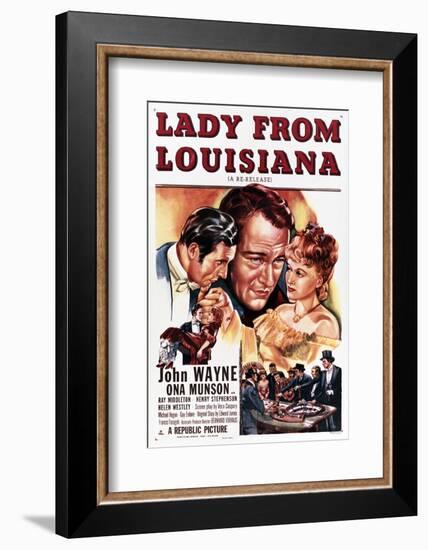 Lady from Louisiana-null-Framed Photo