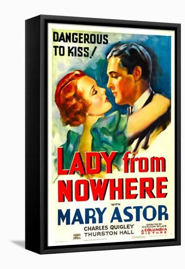 Lady from Nowhere, Mary Astor, Charles Quigley, 1933-null-Framed Stretched Canvas