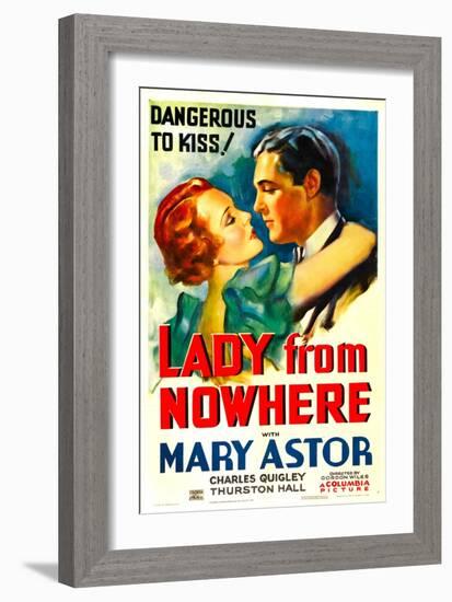 Lady from Nowhere, Mary Astor, Charles Quigley, 1933-null-Framed Art Print