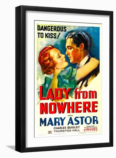 Lady from Nowhere, Mary Astor, Charles Quigley, 1933--Framed Art Print