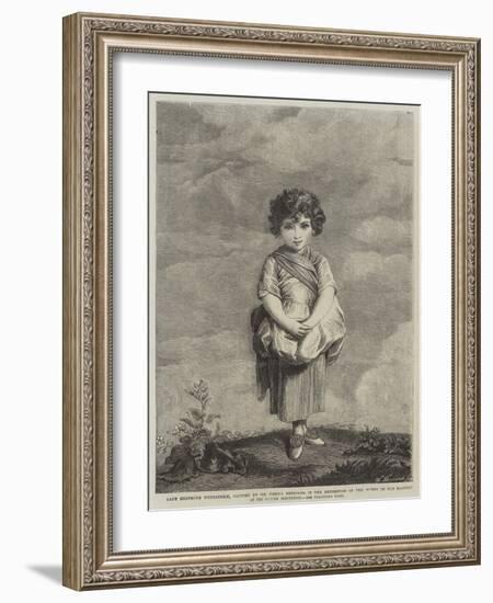 Lady Gertrude Fitzpatrick-Sir Joshua Reynolds-Framed Giclee Print